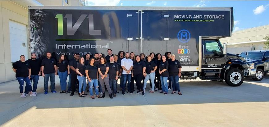 IVL head office team standing in front of truck in Coral Springs, FL.