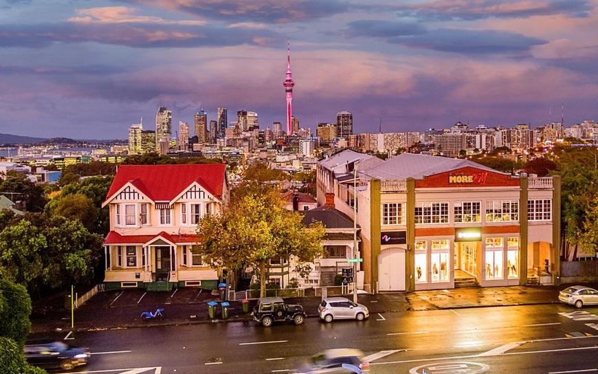 Properties for sale in the Auckland suburb of Ponsonby.