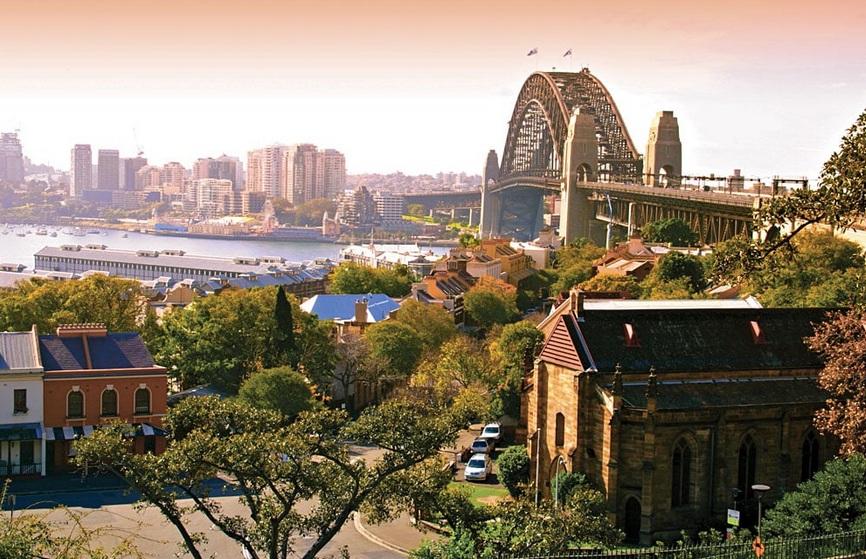 The Rocks – The Oldest Neighborhood in Sydney, Australia.